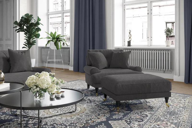 Andrew Soffgrupp 3+2 - Mörkgrå - Möbler - Soffa - Soffgrupp - Howard soffgrupp