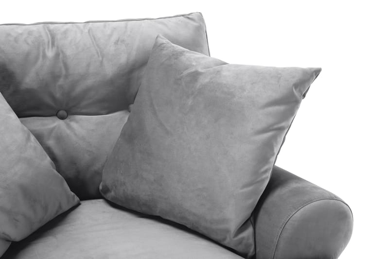 Andrew Soffgrupp 3+2 Sammet - Ljusgrå - Möbler - Soffa - Soffgrupp - Howard soffgrupp