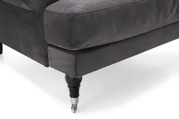 Andrew Soffgrupp 3+2 Sammet - Mörkgrå - Möbler - Soffa - Soffgrupp - Howard soffgrupp