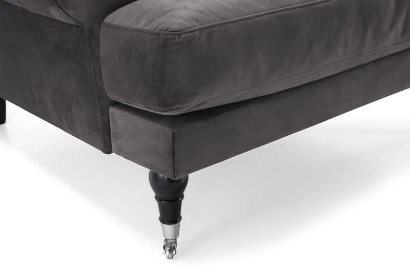 Andrew Soffgrupp 3+2 Sammet - Mörkgrå - Möbler - Soffa - Soffgrupp - Howard soffgrupp