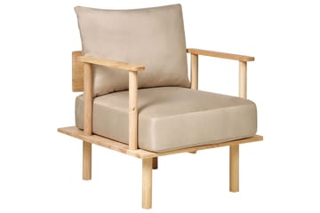 Soffgrupp Asker Beige, ljust trä - Beige, ljust trä - Möbler - Soffa - Soffgrupp