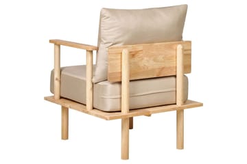 Soffgrupp Asker Beige, ljust trä - Beige, ljust trä - Möbler - Soffa - Soffgrupp