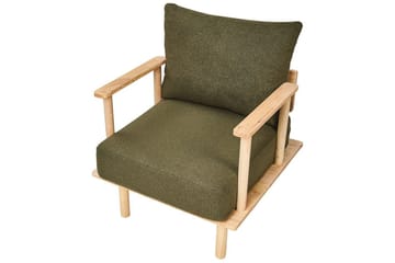 Soffgrupp Asker Grönt, ljust trä - Grönt, ljust trä - Möbler - Soffa - Soffgrupp