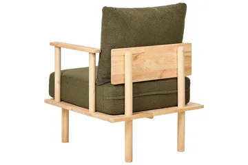 Soffgrupp Asker Grönt, ljust trä - Grönt, ljust trä - Möbler - Soffa - Soffgrupp