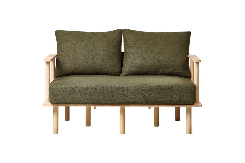 Soffgrupp Asker Grönt, ljust trä - Grönt, ljust trä - Möbler - Soffa - Soffgrupp