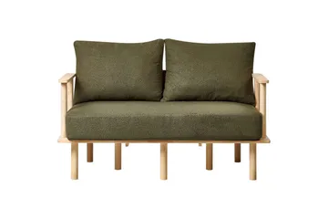 Soffgrupp Asker Grönt, ljust trä - Grönt, ljust trä - Möbler - Soffa - Soffgrupp