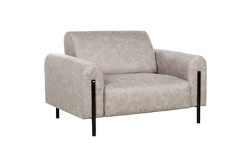 Soffgrupp Askim Grå/svart, Polyester - Grå - Möbler - Soffa - Soffgrupp