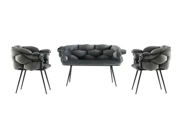 Balon Soffgrupp - Grå - Möbler - Soffa - Soffgrupp