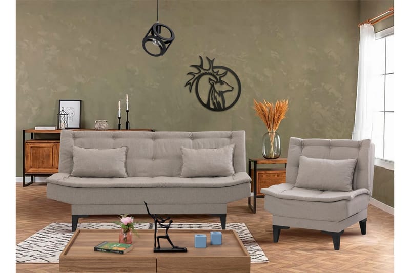 Lepinas Soffgrupp - Grå - Möbler - Soffa - Soffgrupp