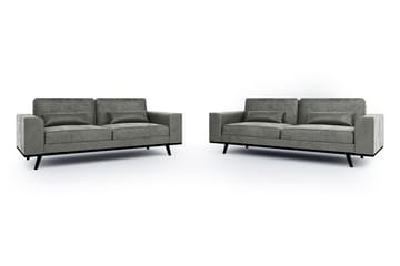 Copenhagen Soffgrupp 3-sits + 2-sits Sammetssoffa - Mörkgrå - Möbler - Soffa - Soffgrupp - Howard soffgrupp