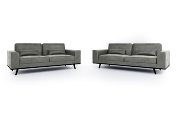 Copenhagen Soffgrupp 3-sits + 2-sits Sammetssoffa - Mörkgrå - Möbler - Soffa - Soffgrupp - Howard soffgrupp