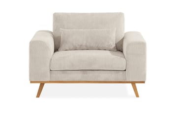 Copenhagen Soffgrupp 3-sits + 2-sits Soffa + Fåtölj i Manchester - Beige - Möbler - Soffa - Soffgrupp