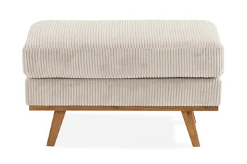Copenhagen Soffgrupp 3-sits + 2-sits Soffa + Fåtölj + Fotpall i Manchester - Beige - Möbler - Soffa - Soffgrupp