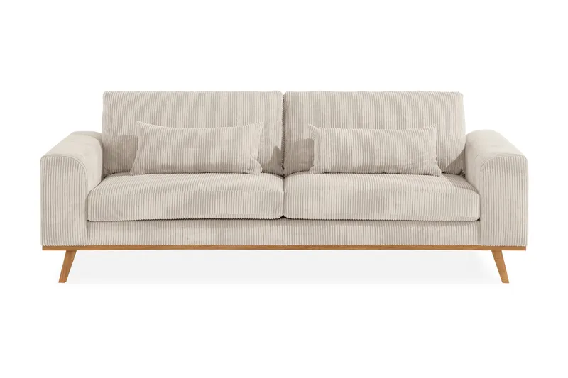 Copenhagen Soffgrupp 3-sits + 2-sits Soffa + Fåtölj i Manchester - Beige - Möbler - Soffa - Soffgrupp - Soffgrupp 3 2 1
