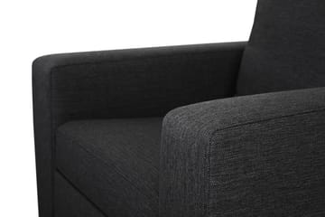 Crazy Soffgrupp 2-sits Soffa + Fåtölj i Tyg - Mörkgrå - Möbler - Soffa - Soffgrupp