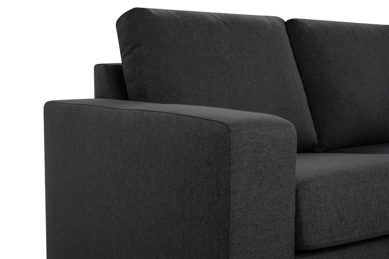 Crazy Soffgrupp 2-sits Soffa + Fåtölj i Tyg - Mörkgrå - Möbler - Soffa - Soffgrupp