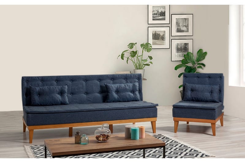 Fuoco Soffgrupp - Mörkblå - Möbler - Soffa - Soffgrupp