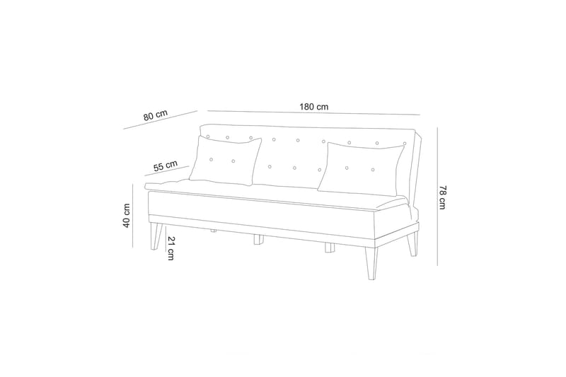 Fuoco Soffgrupp - Mörkgrå - Möbler - Soffa - Soffgrupp