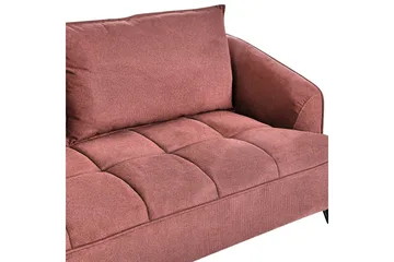 Soffgrupp Hobro Röd/Svart - Röd/Svart - Möbler - Soffa - Soffgrupp