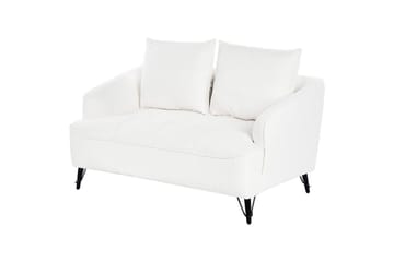Soffgrupp Hobro Vit/Svart - Vit - Möbler - Soffa - Soffgrupp