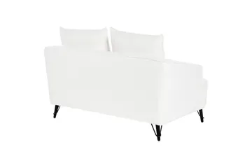 Soffgrupp Hobro Vit/Svart - Vit - Möbler - Soffa - Soffgrupp