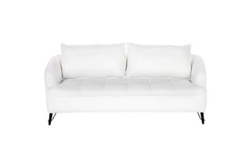 Soffgrupp Hobro Vit/Svart - Vit - Möbler - Soffa - Soffgrupp