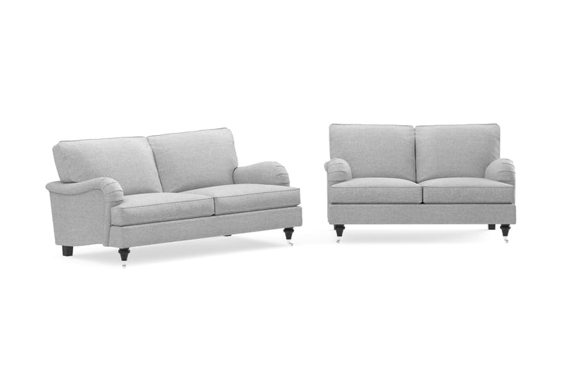 Howard Classic Soffgrupp 2-sits + 2-sits Tygsoffa - Grå - Möbler - Soffa - Soffgrupp - Howard soffgrupp