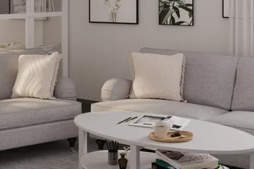 Howard Classic Soffgrupp 3-sits + 2-sits Soffa + Fåtölj i Tyg - Grå - Möbler - Soffa - Soffgrupp - Howard soffgrupp