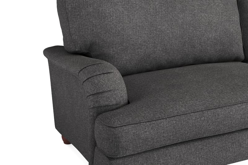 Howard Lyx 4-sits Tygsoffa + Fotpall - Mörkgrå - Möbler - Soffa - Soffgrupp - Howard soffgrupp
