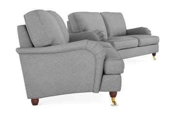 Howard Lyx Soffgrupp 3-sits + 2-sits Tygsoffa - Ljusgrå - Möbler - Soffa - Soffgrupp - Howard soffgrupp