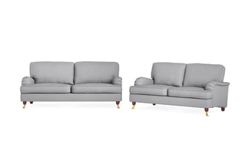 Howard Lyx Soffgrupp 3-sits + 2-sits Tygsoffa - Ljusgrå - Möbler - Soffa - Soffgrupp - Howard soffgrupp