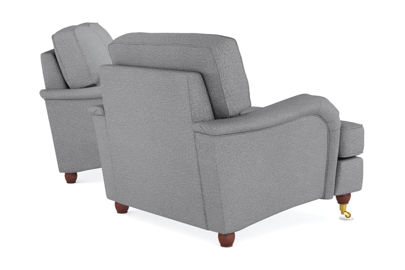 Howard Lyx Soffgrupp 3-sits Soffa + Fåtölj i Tyg - Ljusgrå - Möbler - Soffa - Soffgrupp - Howard soffgrupp