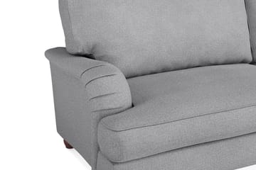 Howard Lyx Soffgrupp 4-sits + 3-sits Soffa + Divanfåtölj i Tyg - Ljusgrå - Möbler - Soffa - Soffgrupp - Howard soffgrupp