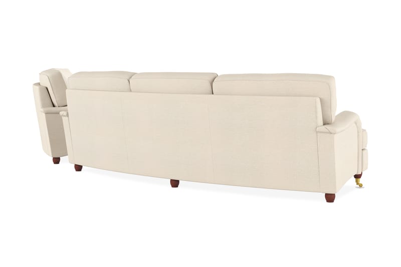 Howard Lyx Soffgrupp Svängd 4-sits + 3-sits Tygsoffa - Beige - Möbler - Soffa - Soffgrupp - Howard soffgrupp