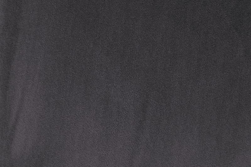 Howard Riviera Soffgrupp Svängd 3-sits + 2-sits Soffa + Fåtölj + Fotpall i Sammet - Mörkgrå - Möbler - Soffa - Soffgrupp - Howard soffgrupp