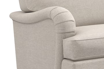 Howard Classic Soffgrupp 2-sits Soffa + Fåtölj + Fotpall i Tyg - Beige - Möbler - Soffa - Soffgrupp - Howard soffgrupp