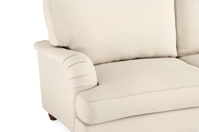 Howard Lyx Soffgrupp 4-sits Svängd Soffa + Divanfåtölj i Tyg - Beige - Möbler - Soffa - Soffgrupp - Howard soffgrupp