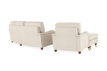 Soffgrupp Howard Oxford Svängd 4-Sits+Fåtölj+Fotpall - Beige - Möbler - Soffa - Soffgrupp - Howard soffgrupp