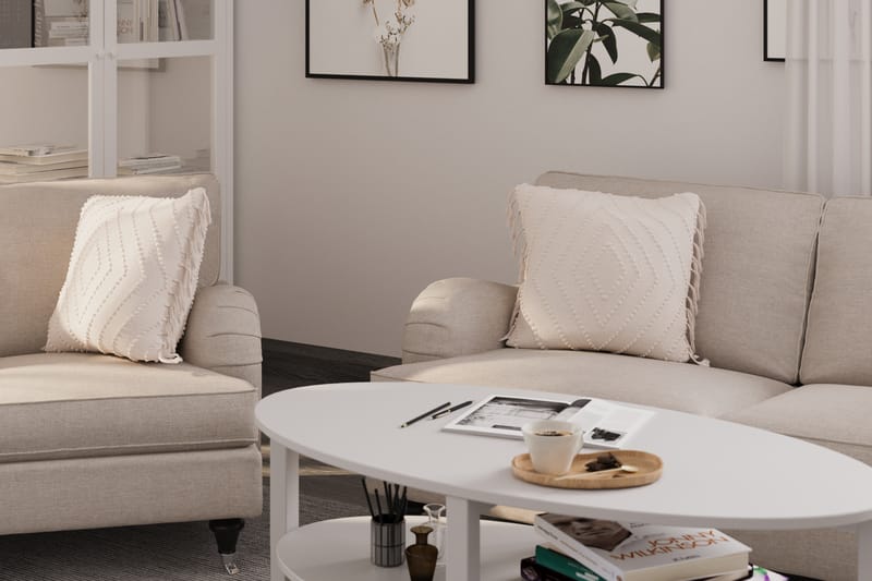 Soffgrupp Oxford Classic 3-sits+2-sits - Beige - Möbler - Soffa - Soffgrupp - Howard soffgrupp