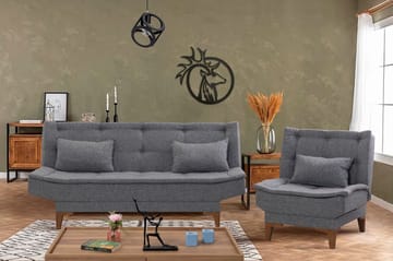 Hunterville Soffgrupp - Mörkgrå - Möbler - Soffa - Soffgrupp