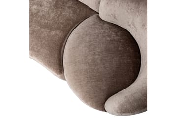 Soffgrupp Kombi-Populär med Pouf - Taupe - Möbler - Soffa - Soffgrupp