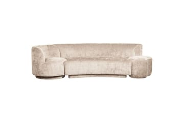 Soffgrupp Kombi-Populär med Pouf - Naturell - Möbler - Soffa - Soffgrupp