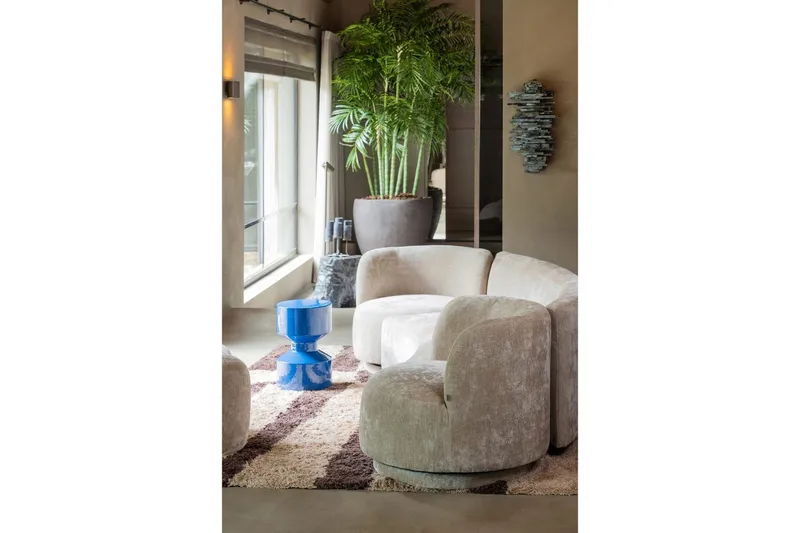 Soffgrupp Kombi-Populär med Pouf - Naturell - Möbler - Soffa - Soffgrupp