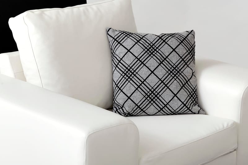 Link Soffgrupp 3-sits + 2-sits Soffa + Fåtölj i Konstläder - Vit - Möbler - Soffa - Soffgrupp