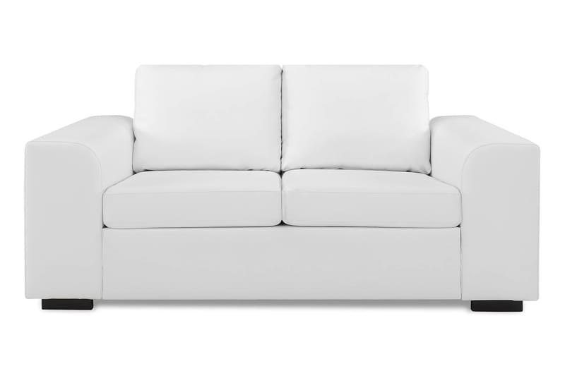 Link Soffgrupp 3-sits + 2-sits Soffa + Fåtölj i Konstläder - Vit - Möbler - Soffa - Soffgrupp