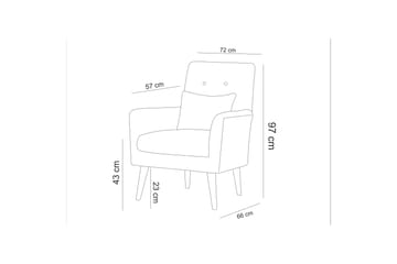 Hunterville Soffgrupp - Antracit - Möbler - Soffa - Soffgrupp