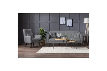 Hunterville Soffgrupp - Grå - Möbler - Soffa - Soffgrupp