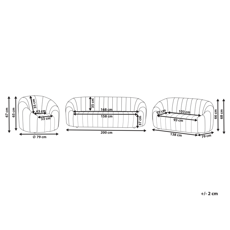 Soffgrupp Malung - Off-White - Möbler - Soffa - Soffgrupp