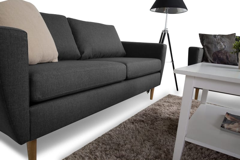Nordic Soffgrupp 3-sits+2-sits - Mörkgrå - Möbler - Soffa - Soffgrupp