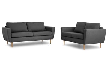 Nordic Soffgrupp 3-sits+2-sits - Mörkgrå - Möbler - Soffa - Soffgrupp